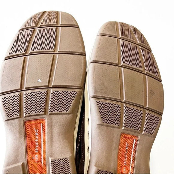Clarks Unstructured Men’s Boat Shoes Size 11.5 Lace Up Loafers Summer Casual EUC